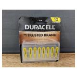 32 Hearing Aid Batteries: Duracell DA10B16ZM Size 10 $38 Retail - Brand New