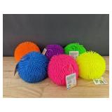 6 Play Right Light Up Puffer Balls - Brand New