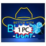 Busch Light Cowboy Better With LED Neon Beer Sign - Brand New