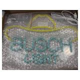 Busch Light Cowboy Better With LED Neon Beer Sign - Brand New