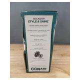 Conair Style & Shine Hair Dryer 1875W Tourmaline Technology - New