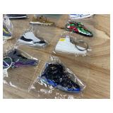 20 Brand New Nike, Air Jordan, Air Max, Kobe Sneaker Shoe Keychains