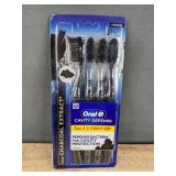 28 Pdoo Teeth Whitening Strips & 4 Oral-B Cavity Defense Toothbrushes - Brand New