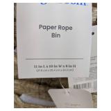 4 Brightroom Paper Rope Bins 11 in L x 10 in W x 8 in H - Brand New