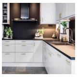 29 Pack of 5" Brushed Gold Cabinet Handles or Dresser Drawer Pulls, 3" Hole Centers - Brand New