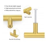 29 Pack of 5" Brushed Gold Cabinet Handles or Dresser Drawer Pulls, 3" Hole Centers - Brand New