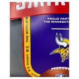 Minnesota Vikings NFL Smirnoff Vodka Tin Tacker 23" Sign - Brand New