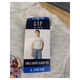 3 GAP Kids Girls Short Sleeve Tees Size L (10/12) - Brand New