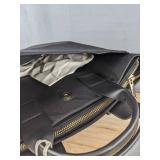 A New Day Backpack Black Faux Leather, Gold Tone Hardware - Brand New