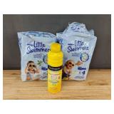 Huggies Little Swimmers Size 3 and 4 & Neutrogena Kids Beach Defense Sunscreen Spray - Brand New