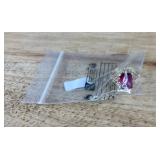 Moissanite Silver Plated Luxury Elegant Ring, Size 8 - Brand New