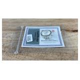 Moissanite Silver Plated Fairy Hollow Ring, Size 6 - Brand New