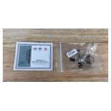 2 Carat Moissanite Silver Plated Engagement Promise Ring, Size 9 - Brand New