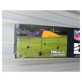 Logo Brands Minnesota Vikings 12’ x 12’ NFL Football Canopy $199 Retail - Brand New
