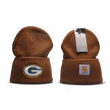 Brand New Carhartt Green Bay Packers Embroidered NFL Football Beanie Adult Winter Hat *I
