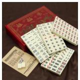 Classic Chinese Mahjong 146 Tile Set with Case - Brand New