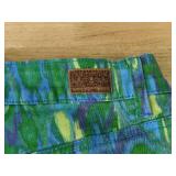 Bandolino Capris - Size 8 - Multicolor Purple/Blue/Yellow/Green - Front & Back Pockets *P