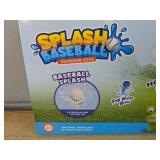 Splash Baseball Outdoor - Baseball Splash Home Run Water Toy - Brand New *P