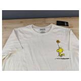 Peanuts T-Shirt - Snoopy & Woodstock - Cream - Women