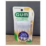 GUM ProxaBrush Go-Betweens Cleaners & Croent 7.5% nHAP White Tooth Repair - Brand New