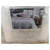 Threshold Washed Waffle Weave Comforter Set Full/Queen - White - Brand New
