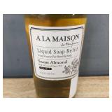 A La Maison de Provence Liquid Soap Refill Sweet Almond 33.8 fl oz - Brand New
