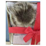 Lucky Brand Scarf & Hat Set - Pink & Beige - Brand New