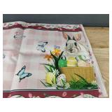 24 Yeager Happy Easter Eggs with Toys - Table Runner 13 in x 90 in - Brand New