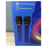 Joyc Karaoke Bluetooth Speaker with 2 Wireless Microphones - Brand New
