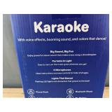 Joyc Karaoke Bluetooth Speaker with 2 Wireless Microphones - Brand New