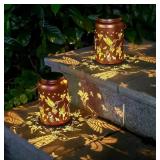 2 Gr8Gardens Solar Lanterns - Brand New