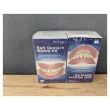 Oralhoe Soft Denture Reline Kit, 4 Professional Comfort Guards, & Croent White Tooth Repair 120 g - Brand New
