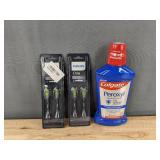 4 Philips One Brush Heads & Colgate Peroxyl Mouth Sore Rinse 16.9 oz - Brand New