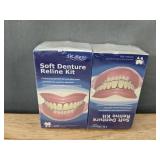 Sensodyne Pronamel Toothpaste 4 oz, 24 Cleanings Toothbrushes, 2 Soft Denture ReLine Kit - Brand New