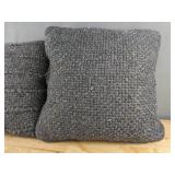 2 Threshold Toss Pillows - 18 x 18 in - Blue - Brand New