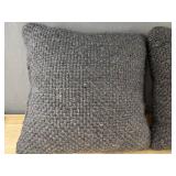 2 Threshold Toss Pillows - 18 x 18 in - Blue - Brand New