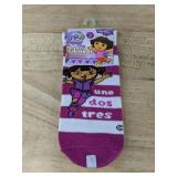 6 Cat & Jack Low-Cut Socks 4T-5T, Dora Socks Size 6-8, 5 Art Class Hair Twisters - Brand New