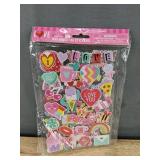 2 Hello Kitty Tablecloths 42 x 70 in Pink, Mini Verse Mini Food Ball, 148 Puffy Stickers, Purple Kitty Holder with Kitty - Brand New