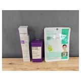 Some By Mi Retinol Serum 30 mL - Ornleafer Eye Cream 20 g - Dermal Green Tea Collagen Essence Mask - Brand New