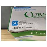 50 Curad Non-Adherent Pad 3 x 8 in - Brand New