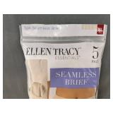 5 Ellen Tracy Essentials Seamless Brief - XL - Brand New