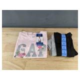 Members Mark Girls Leggings (Size S-6/6X) & GAP Kids Tee (Size L-10/12) - Brand New