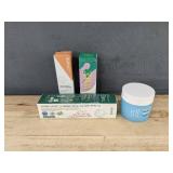 GoPure Vitamin C Power Treatment, EELHOE Dark Spot Correcting Glow Serum, e.l.f. Skin Face Cream, WILE Herbal Supplements - Brand New