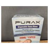 15 Purax Disposable Sinus Rinse 20ML - Brand New