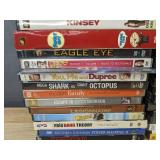 109 DVD Movie Collection - The Last Samurai, Night at the Museum, You, Me and Dupree, The Office, Juno *C