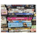 122 DVD Movie Collection - Forrest Gump, Spider-Man 2, The Breakfast Club, Downton Abbey, Gilmore Girls, The Big Bang Theory *C