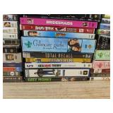 122 DVD Movie Collection - Forrest Gump, Spider-Man 2, The Breakfast Club, Downton Abbey, Gilmore Girls, The Big Bang Theory *C