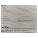 DPLPQ-SD-BL-FF Electric Heated Blanket - White - Brand New