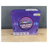 Colorful Karaoke Machine - 2 Microphones Wireless Speaker - Brand New