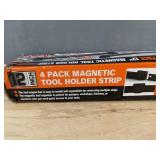 4 HORUSDY 12" Magnetic Tool Holder Strip - Brand New